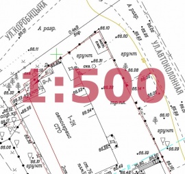 Топографическая съемка 1:500 для проектирования Топографическая съемка в Коркино